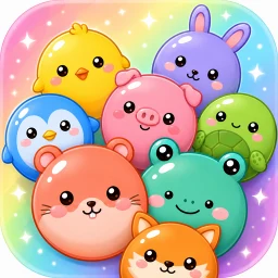 Icône de Kawaii Sort: Bubble Friends