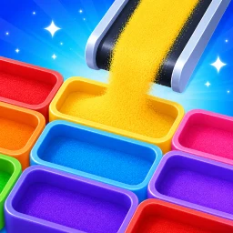 Icône de Sand Spill! - Color Puzzle